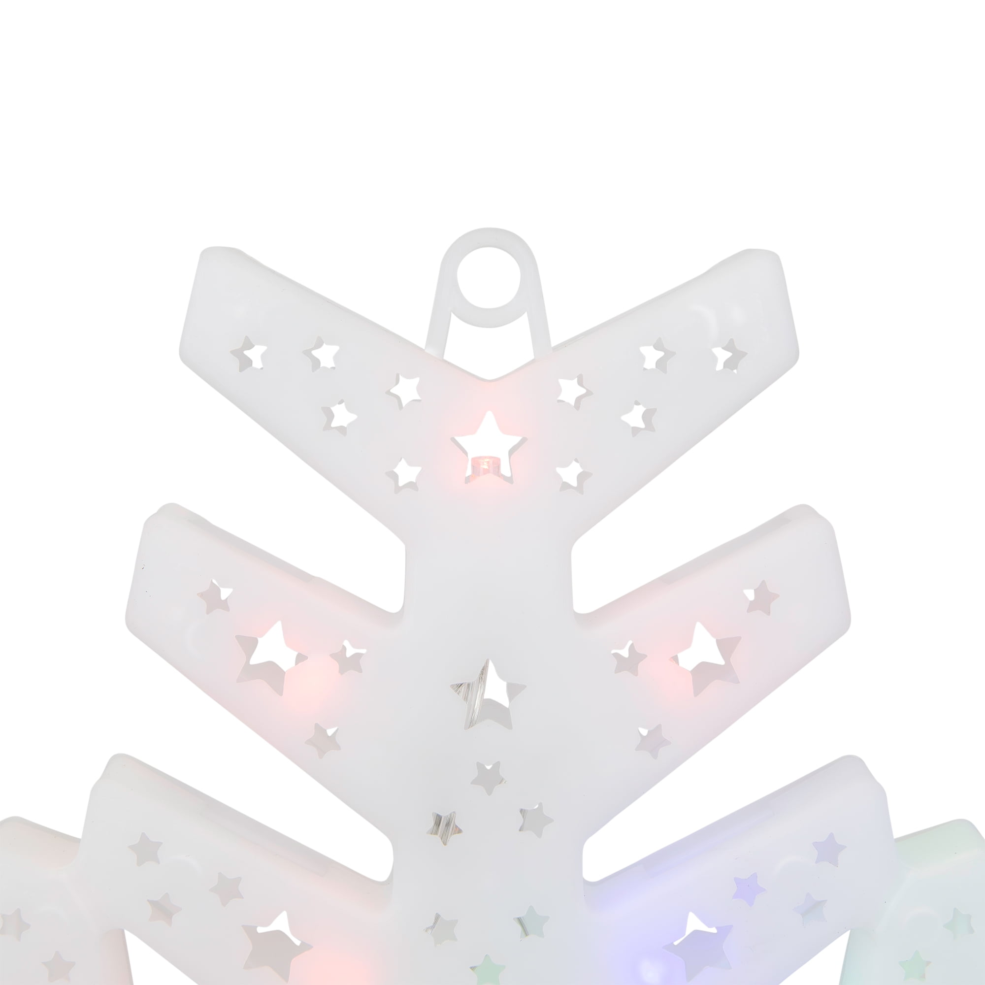 15" LED Color Changing Christmas Snowflake Window Silhouette