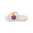 thumbnail image 2 of GPOECD Cute Slippers for Women Fuzzy Open Toe Embroidery Slide Soft Non Warm Cozy Slippers for Winter., 2 of 7