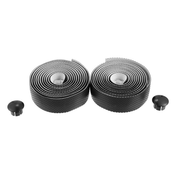 1 Set White Bike Handlebars Belt High Elastic Soft Shock Absorption Band Steering Tape