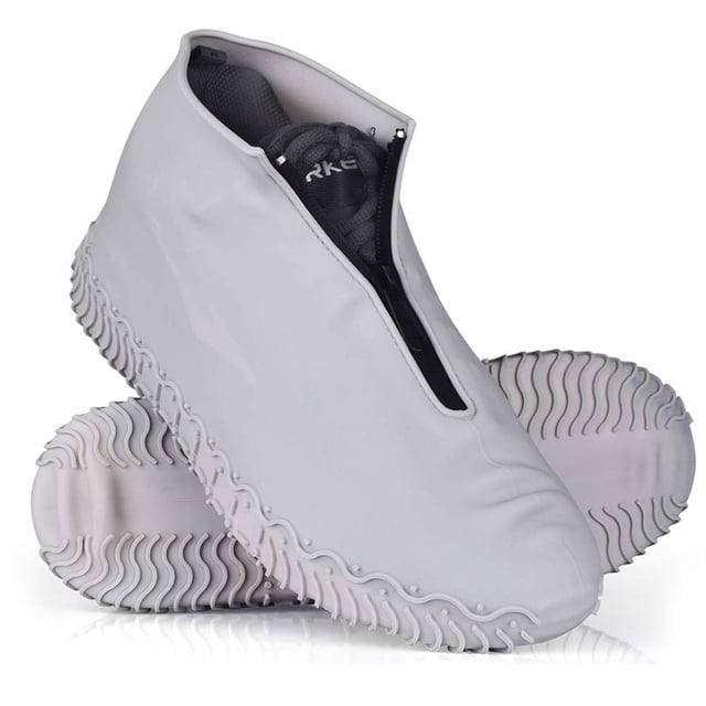 Cubrezapatos impermeables, reutilizables, plegables, antideslizantes, cubrezapatos de lluvia con cremallera, protectores de zapatos, chanclos de lluvia BANYUO Hogar