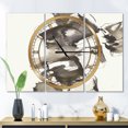 thumbnail image 2 of Designart 'Geometric Glam Square II' Modern wall clock, 2 of 3