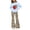 Blue, variant on FSYBOA Girls Graphic Outfit Set Size 14-16, Fall 2 Piece Girls Crew Neck Tops and Flare Pants Blue