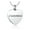 Customize, variant on Cremation Jewelry Tiny Heart Urn Necklaces for Ashes Angel Wing / Paw / Always Small Heart Urn Locket for Human Ashes Holder