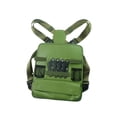 thumbnail image 3 of DOLITY Barber Chest Bag Hairdresser Saving Hair Stylist Tools Bag Green, 3 of 7