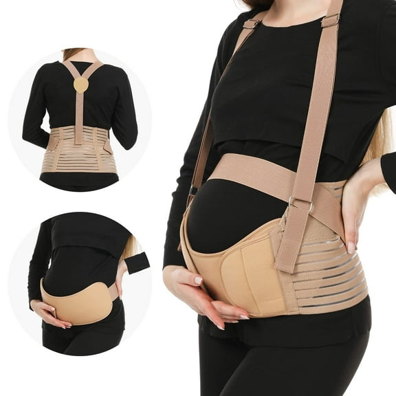 Belly Bands For Pregnant Women - Maternity Belt Pregnancy Support - Breathable Abdominal Binder, Back Support