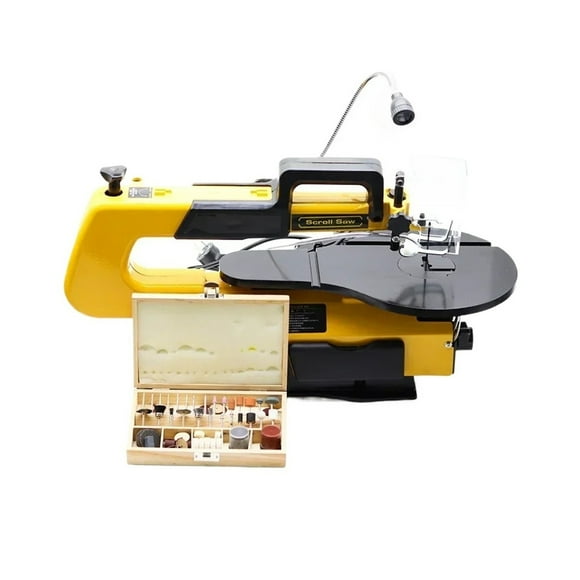 Power Tools Scroll Saw Electric Jig Saw Table Bench Engraving Machine Speed Adjustable Cutter