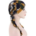 thumbnail image 4 of Qhome Womens Rhinestone Head Scarf Head Wrap Chemo Cap Spandex Bandana Du Rag, 4 of 6