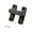 Black, variant on MOMOJIA Reusable Rental Friendly Door Lock with Removable Adhesive Mounting Heavy Duty Zinc Alloy Construction Adjustable Latches