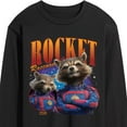 thumbnail image 3 of Marvel Guardians of the Galaxy - Rocket Raccoon - Men's Long Sleeve Graphic T-Shirt, 3 of 5