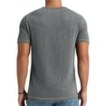 thumbnail image 4 of Iceglad Mens Henley Shirts Short Sleeve T Shirt Fashion Casual Slim V Neck Shirts, 4 of 9