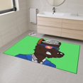 thumbnail image 3 of Business Character Cartoon Anime Wolf Heavy Duty Floor Mat, 3 of 8