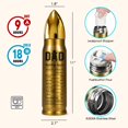 thumbnail image 4 of Best Dad Gifts - Gifts for Dad from Daughter, Son, Kids - Gifts For Fathers - Dad Gifts from Daughter, Son for Fathers Day - Dad Christmas Gifts, Birthday Gift for Dad, Dad Bullet Tumbler 17Oz, 4 of 6