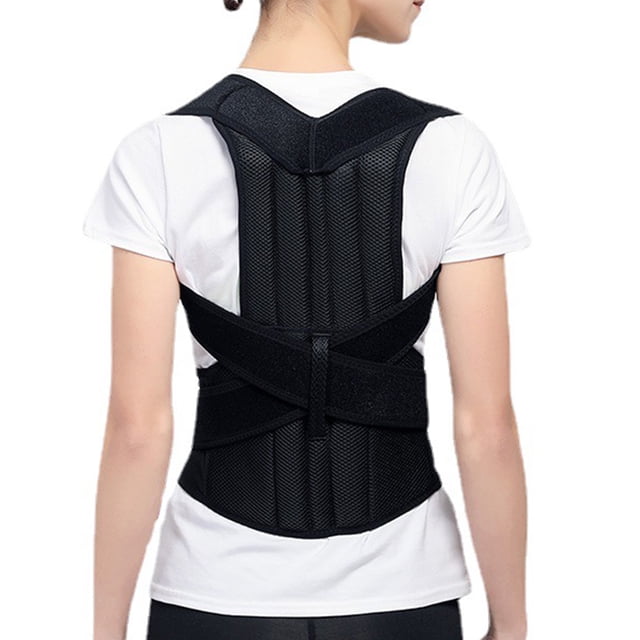 Corrector de postura de espalda para mujeres y hombres Soporte lumbar de espalda Soporte de postura de hombro para mejorar la postura Proporcionar y aliviar el dolor de espalda Ofspeizc CPB-DE-SSW238-5