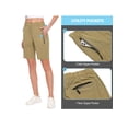 thumbnail image 4 of Little Donkey Andy Women's 9 Inches Shorts for Hiking Golf Travel Lightweight Quick Dry Stretch Khaki S, 4 of 7