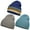 Combo B, variant on 3-Pack Knit Beanie Hats for Men & Women – Soft Warm Winter Beanies, Stretchy Casual Daily Style, One Size Fits Most