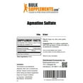 thumbnail image 6 of BulkSupplements Agmatine Sulfate Powder- Gluten-Free, 1g per Serving, 250 Grams Grams (8.8 oz), 6 of 6