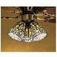 thumbnail image 2 of Meyda 27476 4 Inch W Wisteria Fanlite Shade Ceiling Fixture, 2 of 2