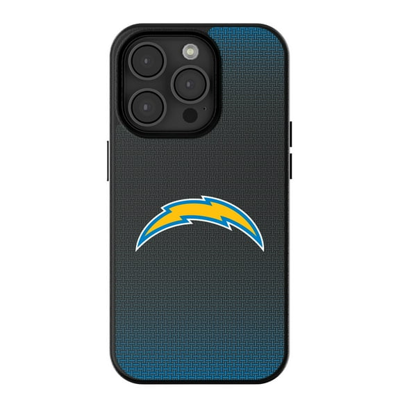 Los Angeles Chargers Linen Logo iPhone Magnetic Bump Case
