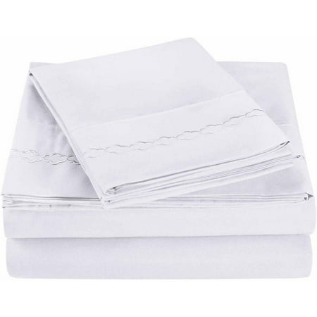 Superior Light Weight and Super Soft Brushed Microfiber, Wrinkle Resistant Sheet Set with Cloud
