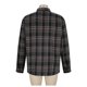 thumbnail image 5 of Blusa y camisa de manga larga con cuello vuelto para hombre, informal, con botones y bolsillos, camisa de manga larga a cuadros, abrigo de lino para hombre, 5 of 6
