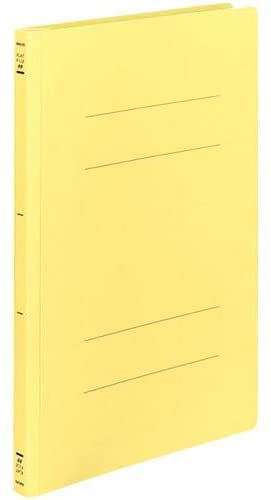 H10YG Kokuyo flat file PP cover resin binding tool 2 hole A4 150-sheet yellow green off