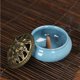 thumbnail image 3 of de cerámica china, soporte para varitas de , decoración relajante . Azul Gloria  Soporte para quemador de incienso, 3 of 9