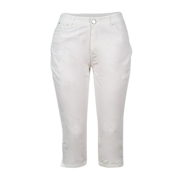 Plus size jean capris walmart sale