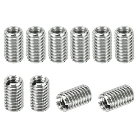 

Uxcell Thread Adapters Sleeve Reducing Nut M6*1 Male to M4*0.7 Female Repairing Insert Nut Screw Reducer 10mm 10 Pcs