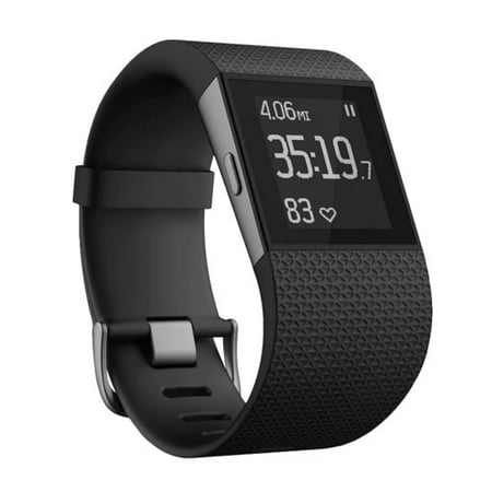 Fitbit Surge Fitness Superwatch, Black, Small [] (Fitbit Surge 2 Best Price)