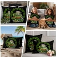 thumbnail image 5 of St Patrick's Day Outdoor Waterproof Pillow Covers, Shamrock Leaf Coffee Cups Books Dark Green Decorative Rectangle Throw Pillowcase Sofa Cushion Sham for Patio/Couch/Chair, 20"x12" 2 Pack, 5 of 8