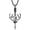 1-Arrow Antler-Black, variant on 925 Sterling Silver Cross Cross Necklace for Men Hunting Jewelry Gifts 22+2"