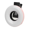 thumbnail image 1 of Clip On  Light, 15X Zoom Lens with 3000K to 6500K 5 Adjustable Brightness Rechargeable Selfie Fill Light with Retaining Clip On, Video Conference Light for Phone, Laptop, Zoom, 1 of 8