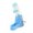Blue, variant on ievspot 80/120ml Hamster Rabbit Water Bottles 2 in 1 Free Standing Bottle with Stand and Food Bowl Cage Hanging Water Dispenser