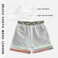 thumbnail image 3 of FORMRS Boys Swim Trunks Quick Dry Mesh Liner Boardshorts Sizes XS-XL, Blue Window, 3 of 7