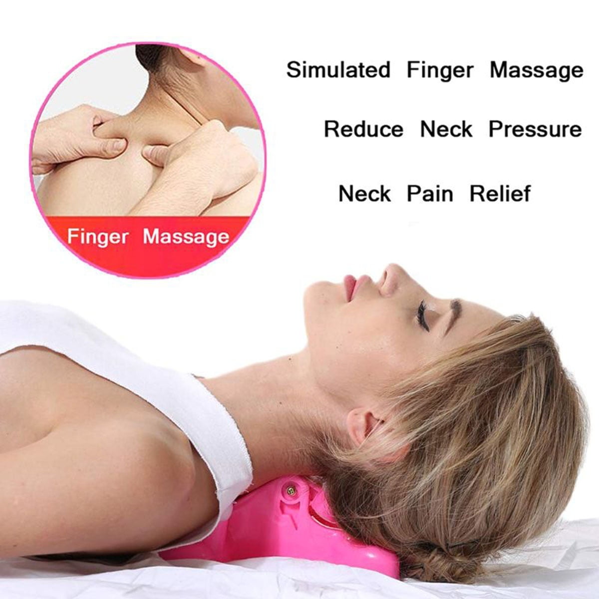 Neck Spine Massager Chiropractic Pillow Alignment Head Pain Relief Back Traction Device Support Relaxer Walmart Canada