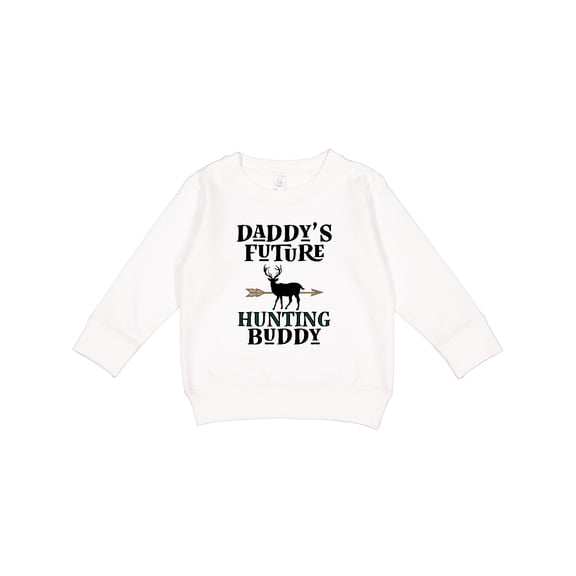 Inktastic Daddy Future Hunting Buddy Toddler Sweatshirt