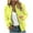 A01 Yellow, variant on Women's Casual Bomber Jacket Lightweight Windbreaker Jackets Long Sleeve Windproof Spring Fall Jackets with Pockets Yellow XL