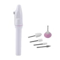 thumbnail image 2 of Electric nail file - electric file - 5 bits included white, 2 of 3