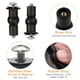thumbnail image 3 of Tornillos y accesorios para asiento de inodoro, paquete de 4, bisagras universales para tapa de inodoro, pernos y accesorios para asiento de inodoro, fijaciones de tornillos para orificios, 3 of 7