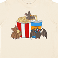 thumbnail image 4 of Inktastic Movie Loving Bats with Popcorn and Soda Boys or Girls Toddler T-Shirt, 4 of 5