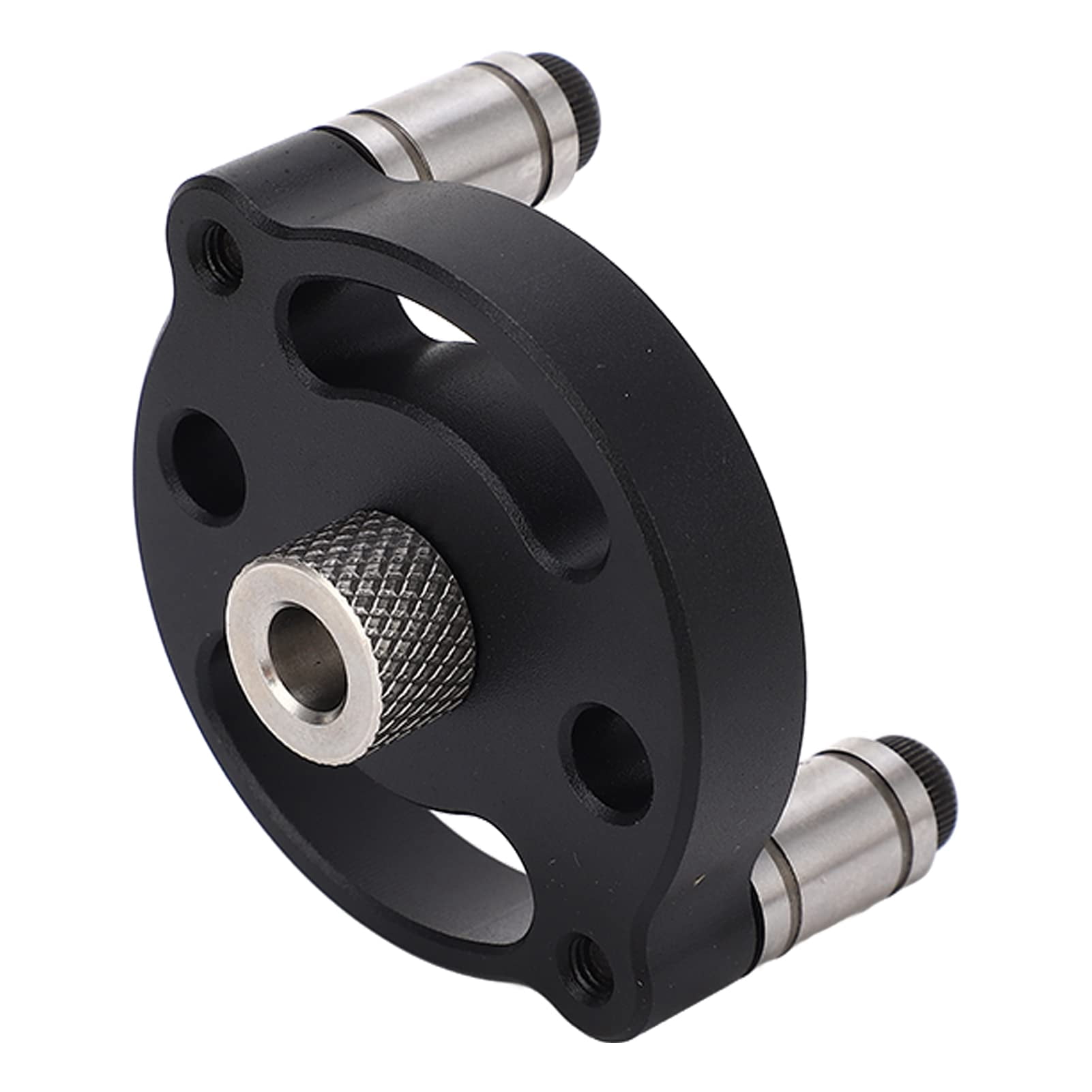 Self Centering Doweling Jig Woodworking Hole Drill Positioner Locator Self Adaptive Round Hole Punch Locator Set with Drill Bushings
