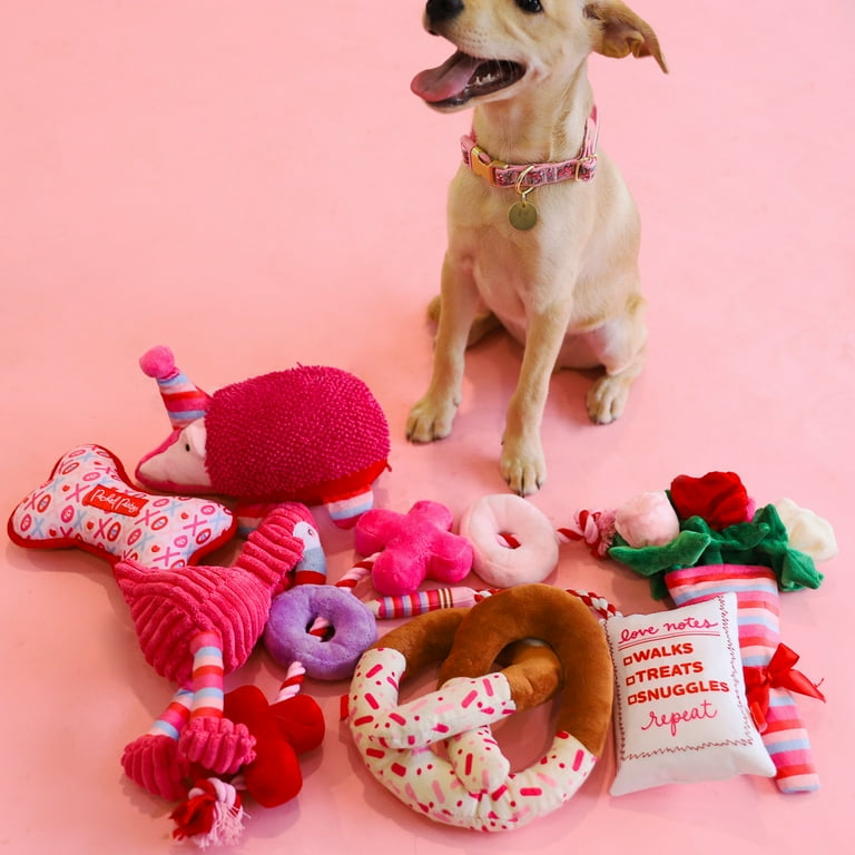Valentines day dog toys top