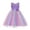 Purple, variant on YOUYEDIAN Sequin Flower Girl Dress Tulle Sleeveless Rainbow Dress for Wedding Party (Red, 3-4 Years)