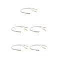 thumbnail image 3 of Monstrate 3,5mm Y Splitter 2 Jack a 1 auriculares micrófono Audio adaptador Cable conector micrófono y auriculares Type4 NO4, 3 of 6