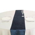 thumbnail image 2 of BalsaCircle 10 Pieces 12x107" Navy Blue Premium Velvet Table Runners Kitchen Linens, 2 of 8