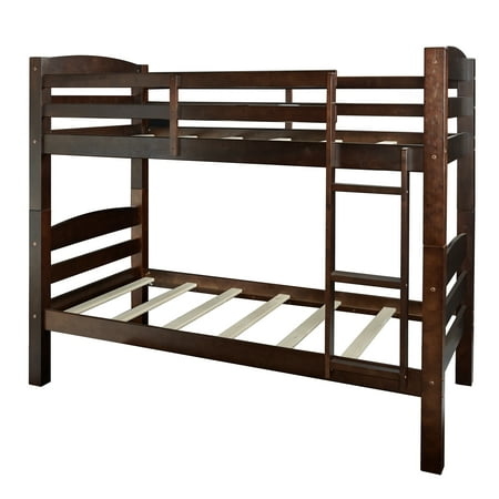 Powell Levi Twin Over Twin Convertible Bunk Bed Espresso