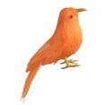 thumbnail image 1 of Modelo de Aves Decoración de Plumas Coloridas Artesanía de Aves Artificiales 7-naranja Zulema Pájaro Artificial Decorativo, 1 of 6