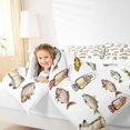 thumbnail image 4 of Feelyou Bass Fish Animal Full Size Comforter Sets, Farmhouse Fishing Bedding Sets, 3pcs, 4 of 8