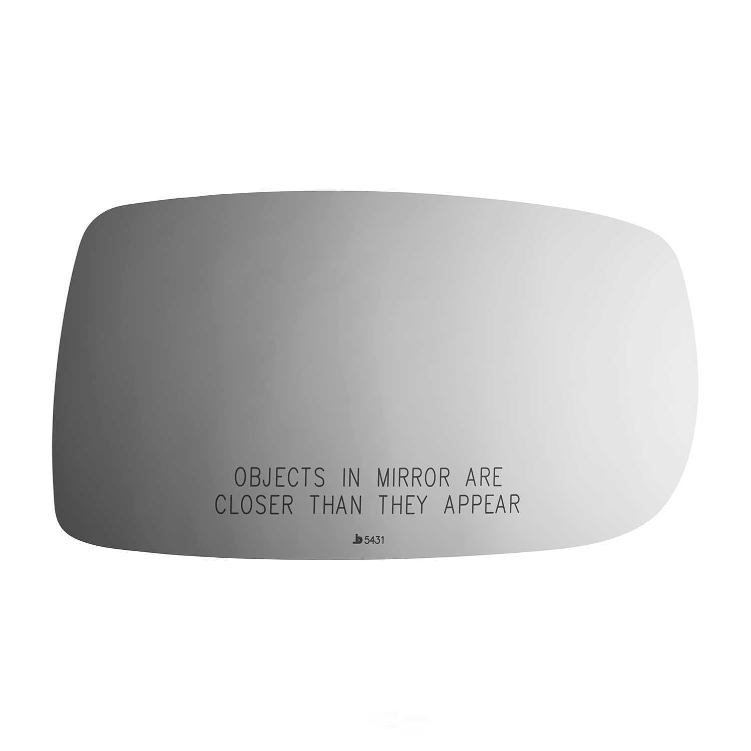 Burco Side View Mirror Replacement Glass - Clear Glass - 5431