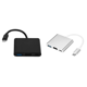 thumbnail image 1 of C Hub USB a 4K compatible con HDMI 100W PD 1xUSB 3.0 para MacBook AirPro Negro, 1 of 2